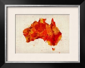 maps of australia
