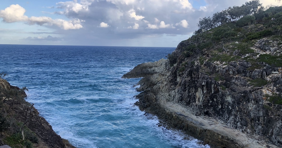 view overlooking strabroke island on the north gorge walk, a hidden gem in australia.